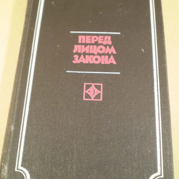 Лицо закона. Перед лицом закона. Купить книгу перед лицом закона 1978.