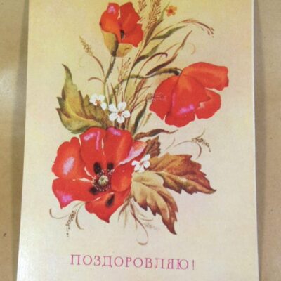 УРСР 1983. Поздоровляю! Художник З. Васіна /р507