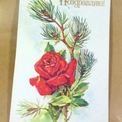 СРСР 1977. Поздравляю! Художник А. Куртенко /р507