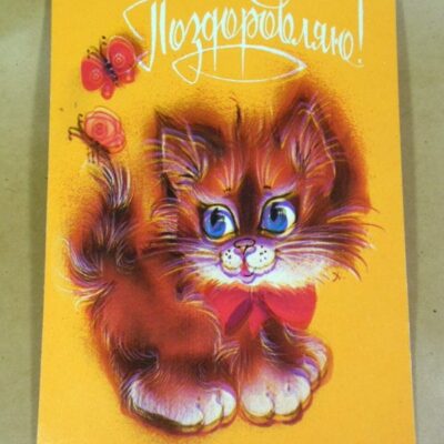 УРСР 1989. Поздоровляю! Художник М. Кацарова /р509