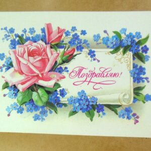 СРСР 1981. Поздравляю! Художник Г. Куртенко /р509