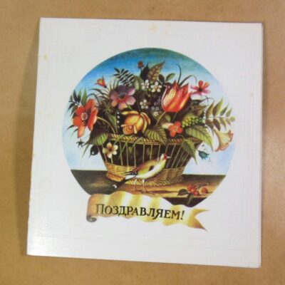 СРСР 1983. Поздравляем! Художник В. Васильев /р513