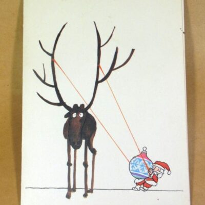 Франція. Різдвяна листівка. Художник Томі Унгерер /р213