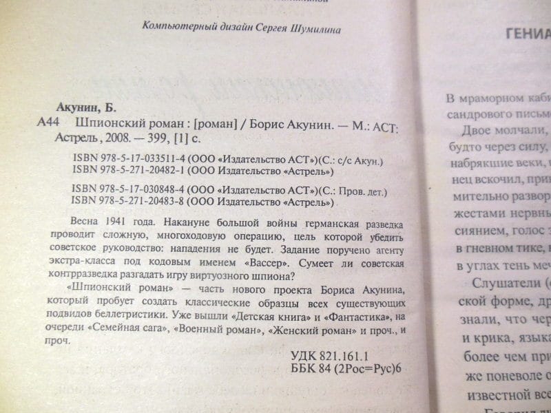 Борис Акунин. Шпионский роман — изображение 3